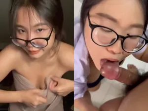 Nữ sinh mút củ khoải đá trứng cút điêu luyện